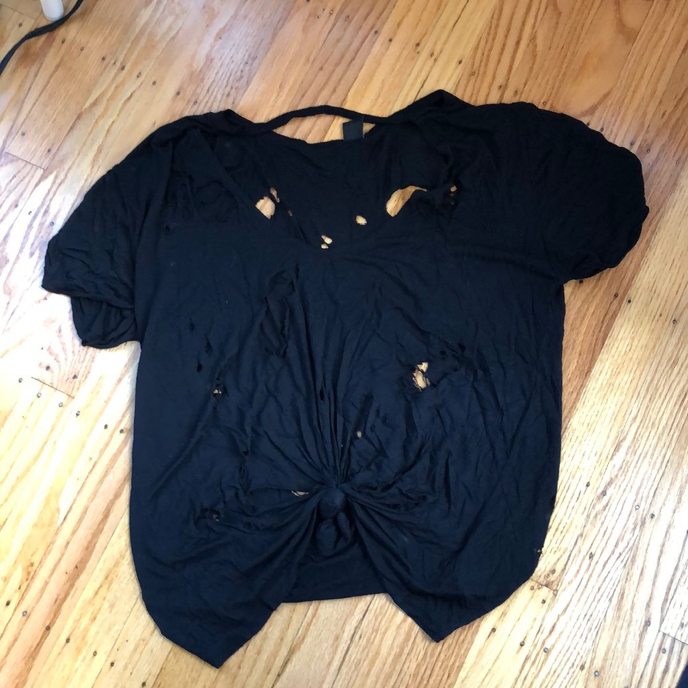 The Classic USA ripped t-shirt (size: S)